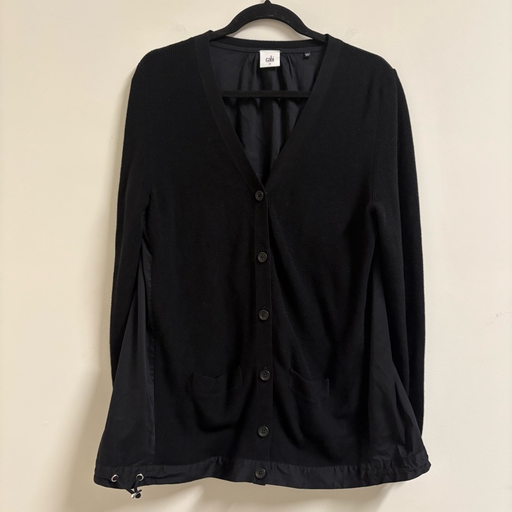 Cabi 5143 Windbreaker Boyfriend Cardigan Black Size M Medium - Picture 3 of 8